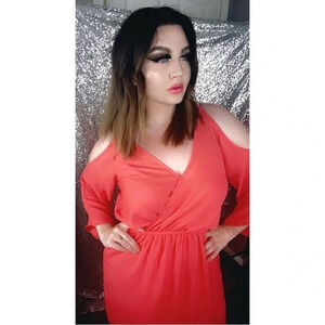 5/$20 Women’s‎ Sans Souci Long Sleeve Midi Dress Large